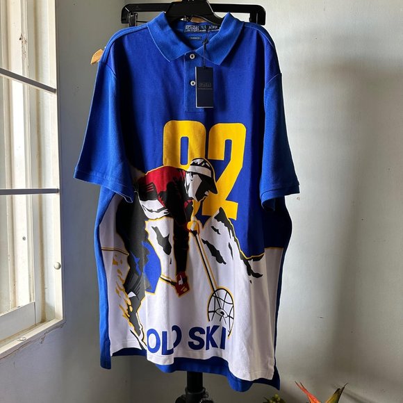 NWT $168 Polo Ralph Lauren MENS XL M L Classic Fit Polo Ski Mesh Polo Shirt - Picture 2 of 10